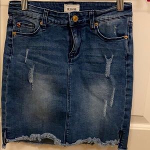 hudson denim skirt